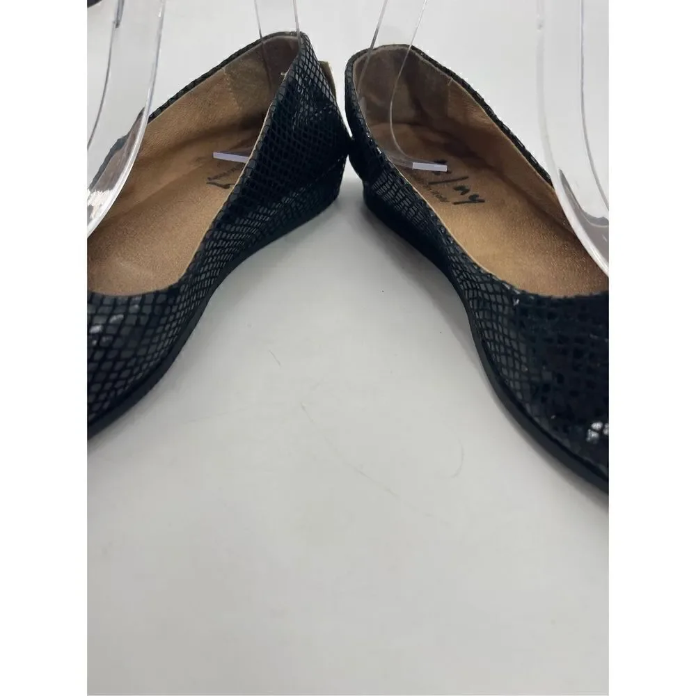 FSNY French Sole NY Zappa low wedge shoe ballet flats shoes made in Italy 6.5